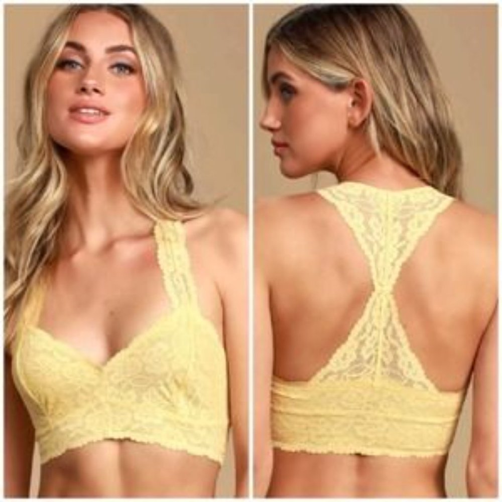 Free People Galloon Lace Racerback Bralette